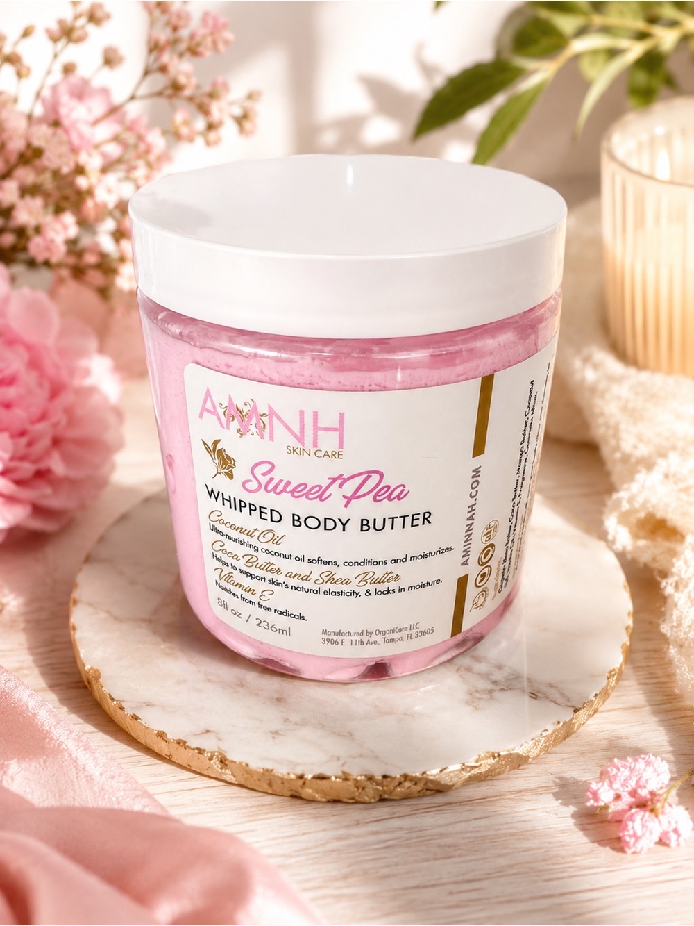 AMNH-Sweet Pea Whipped Body Butter — Pink